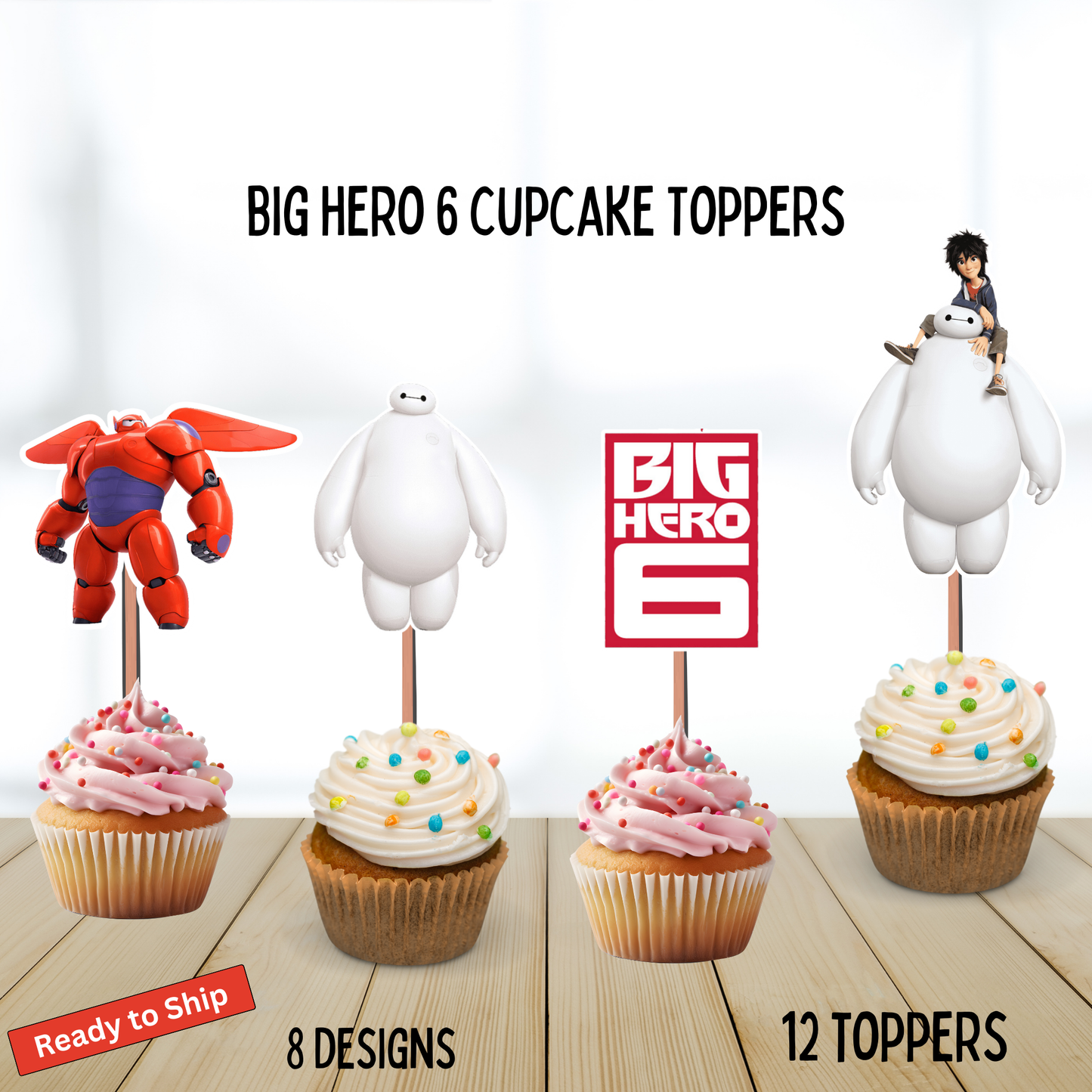 Big Hero 6 Cupcake Toppers