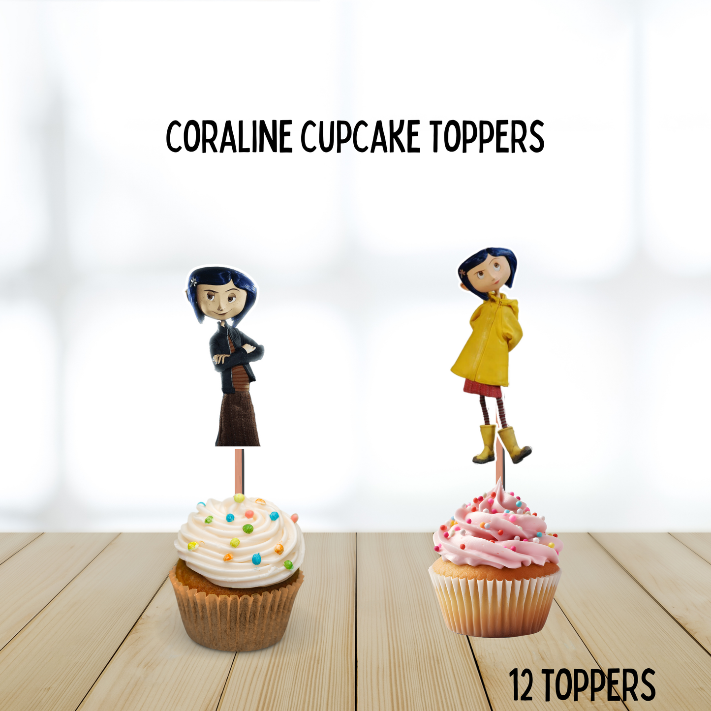 Coraline Cupcake Toppers