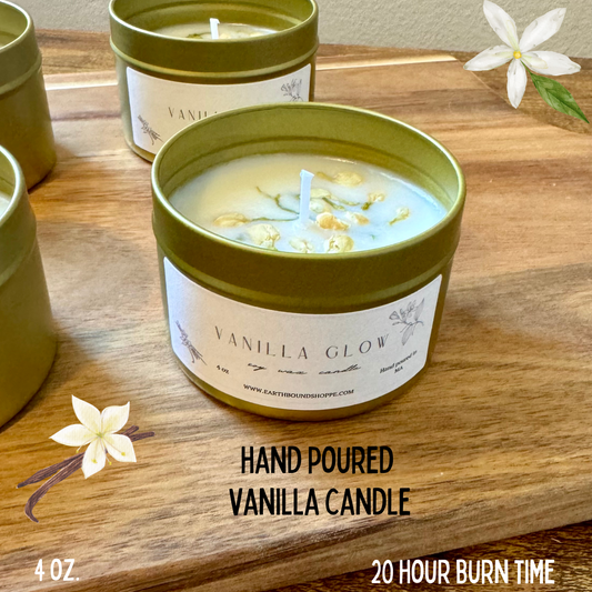 Warm Vanilla Handmade Candle