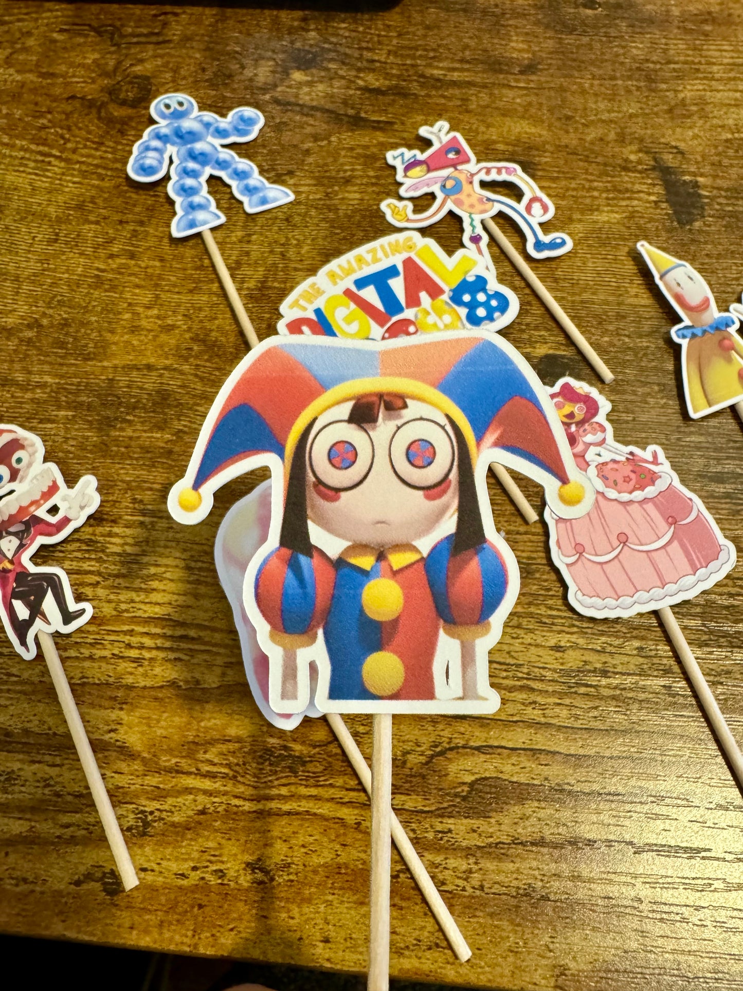 The Amazing Digital Circus Chapter 2 Cupcake Toppers