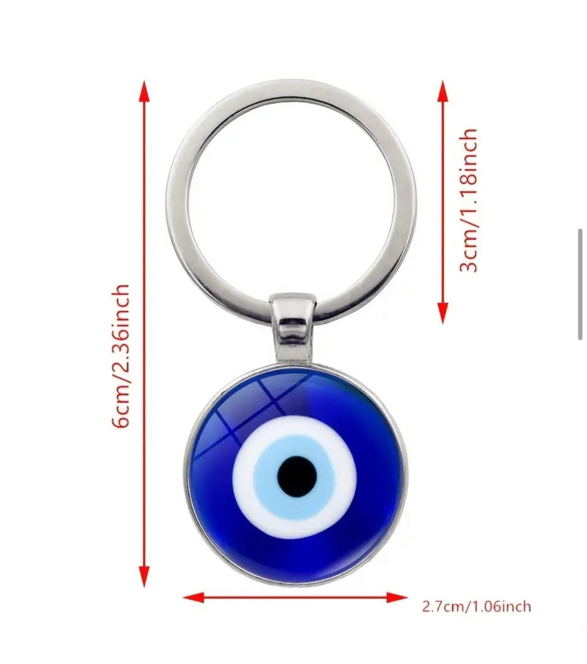 Evil Eye Keychain