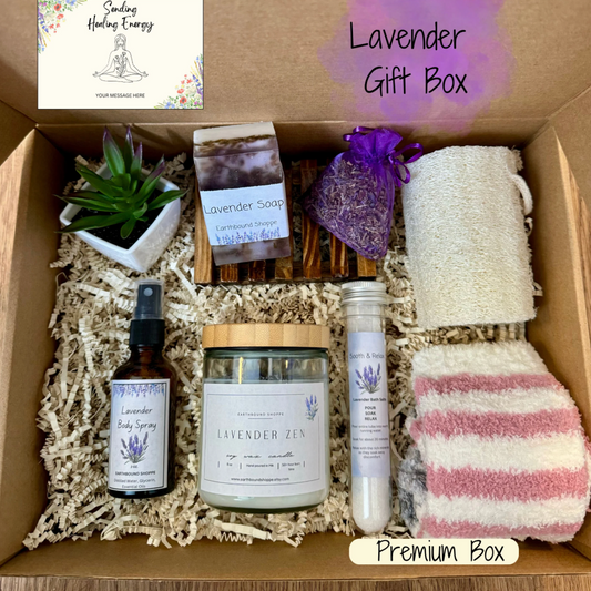 Relaxing Lavender Organic Spa Set