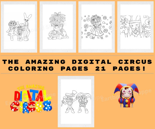 The Amazing Digital Circus Printable Coloring pages