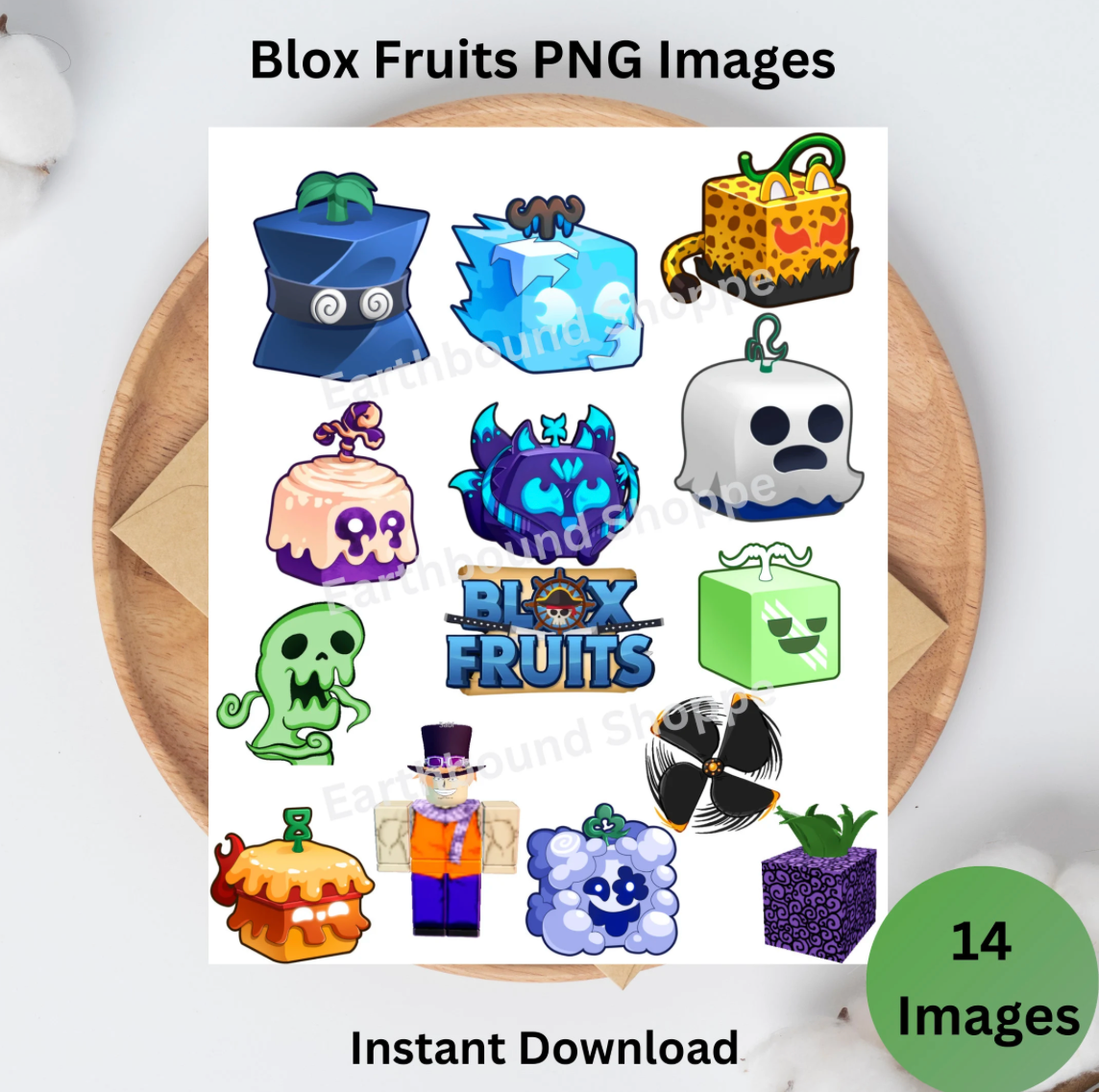 Roblox Blox Fruits Roblox PNG Image Bundle