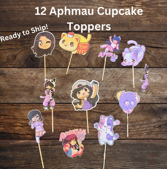 Aphmau Cupcake Toppers