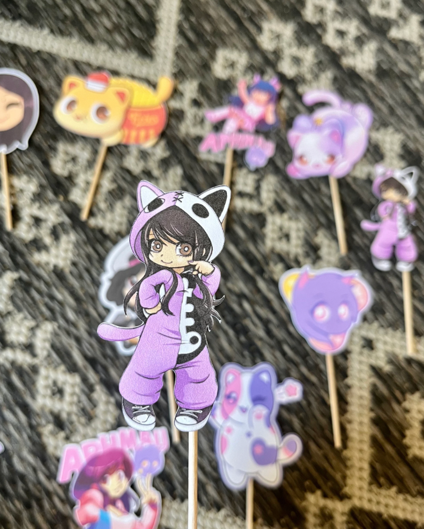 Aphmau Cupcake Toppers