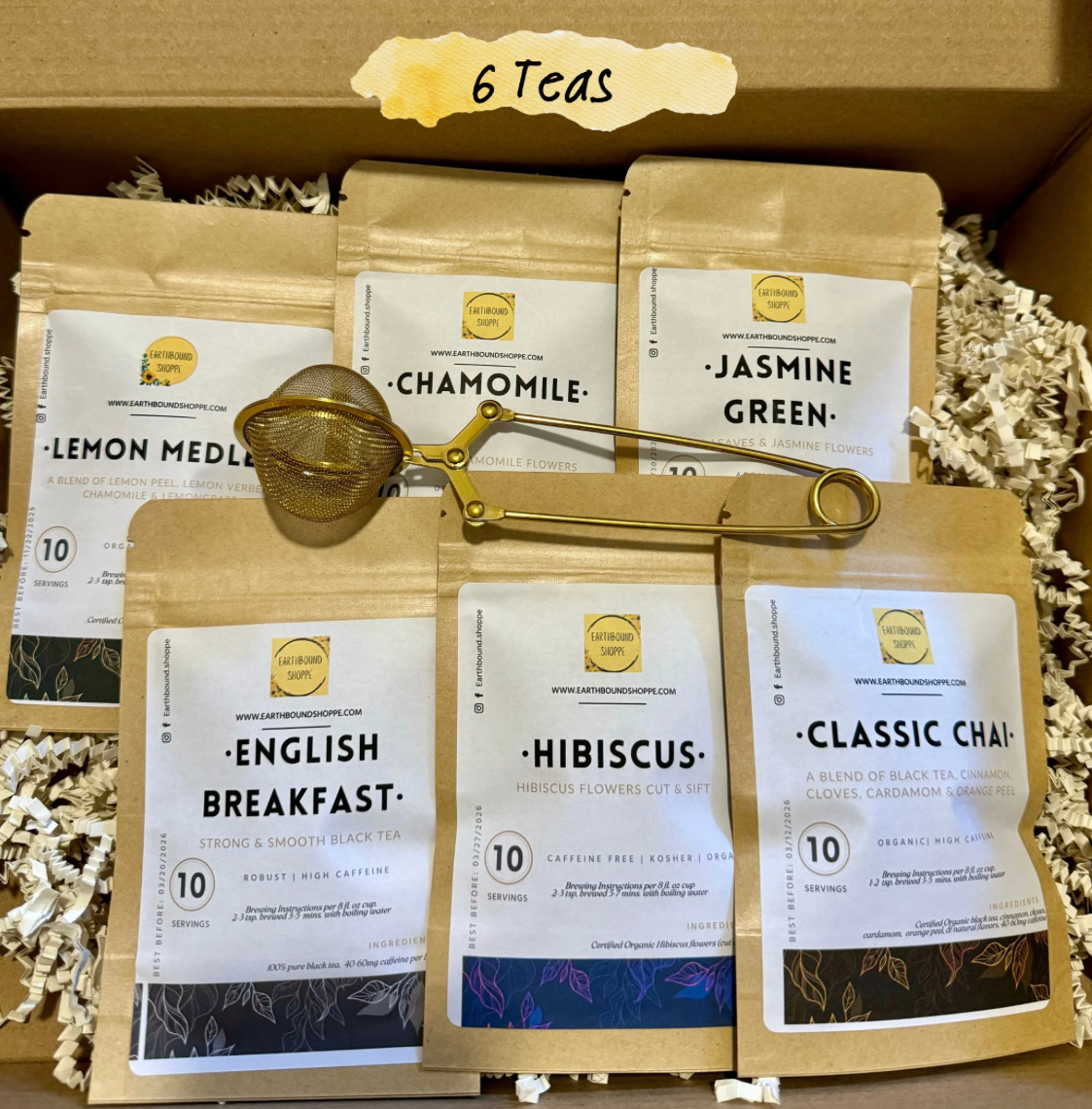 Loose Leaf Sampler Tea Gift Box