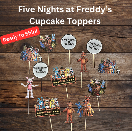 Five Nights at Freddy's Cupcake Toppers