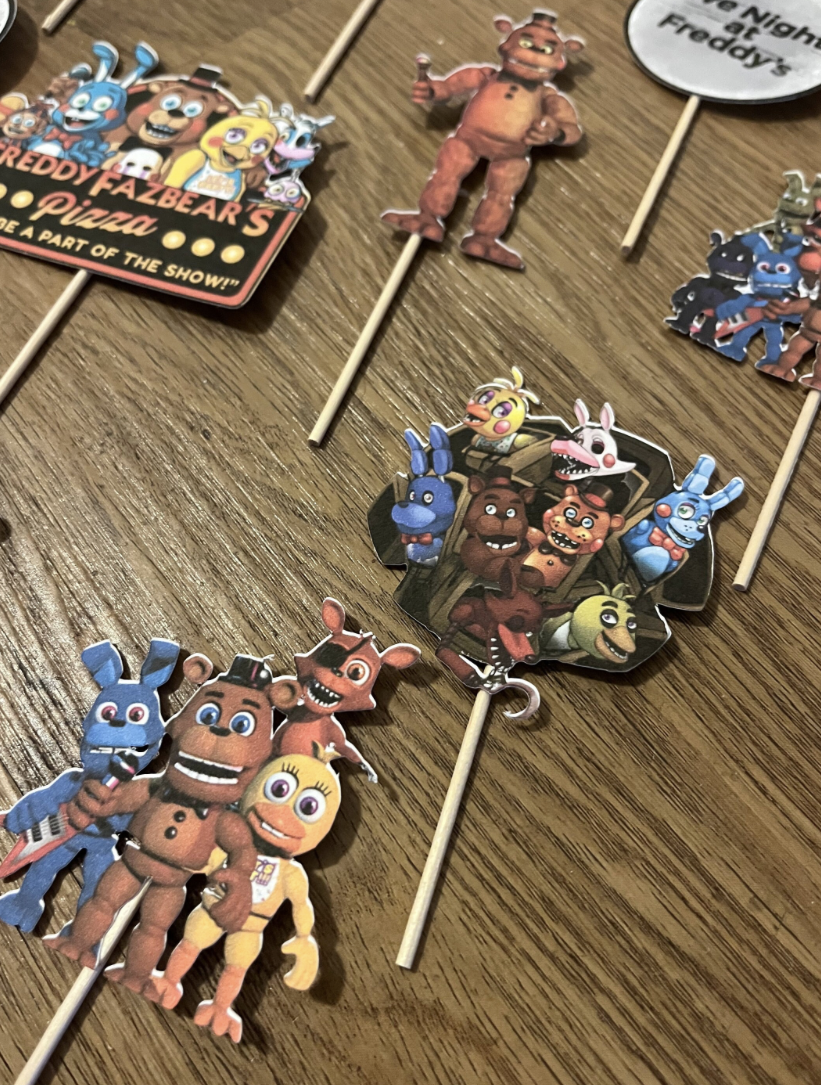 Five Nights at Freddy's Cupcake Toppers