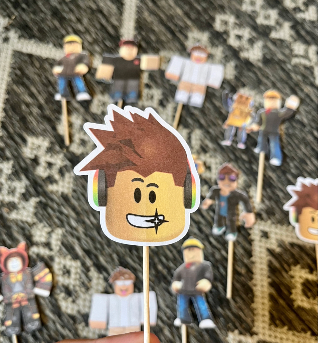 Roblox Boy Cupcake Toppers