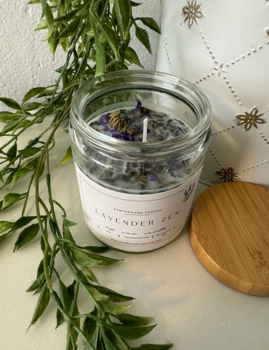 Lavender Hand Poured Candle