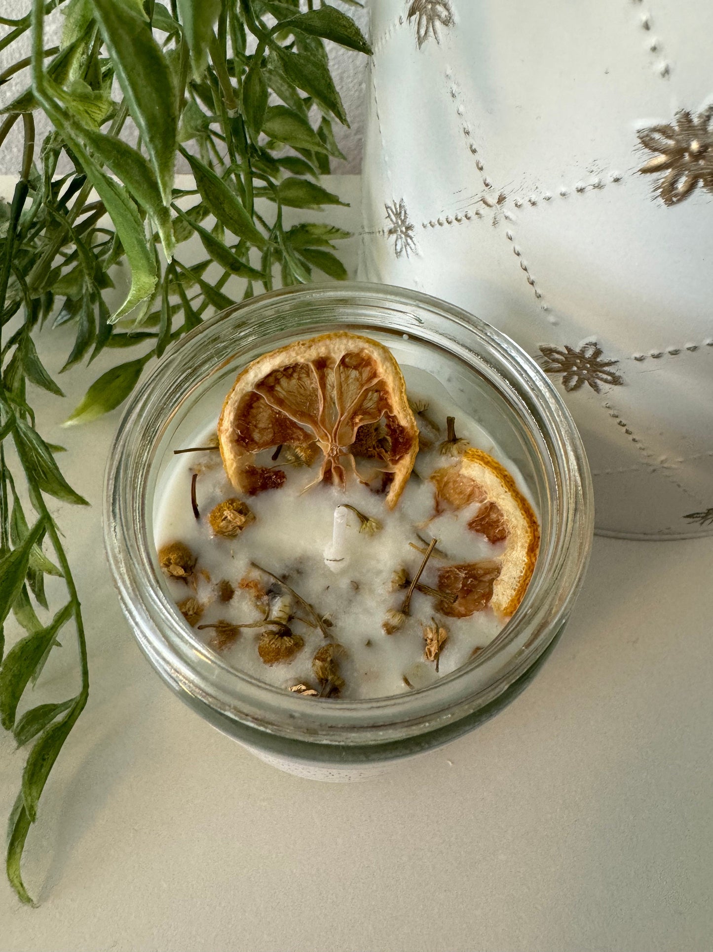 Lemongrass Chamomile Handmade Candle