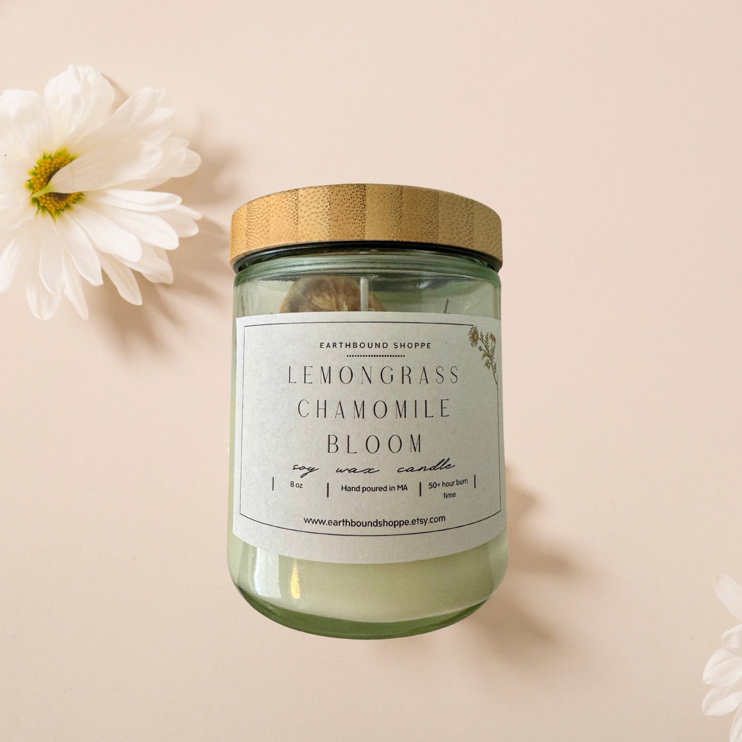 Lemongrass Chamomile Handmade Candle