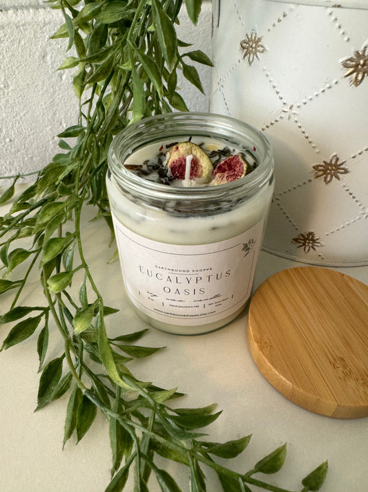 Eucalyptus Fig Handmade Soy Wax Candle