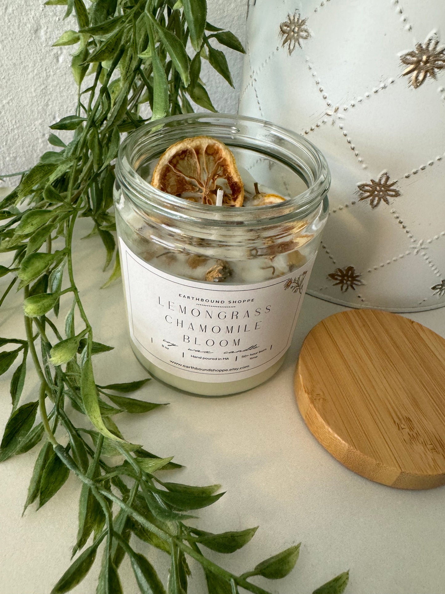 Lemongrass Chamomile Handmade Candle