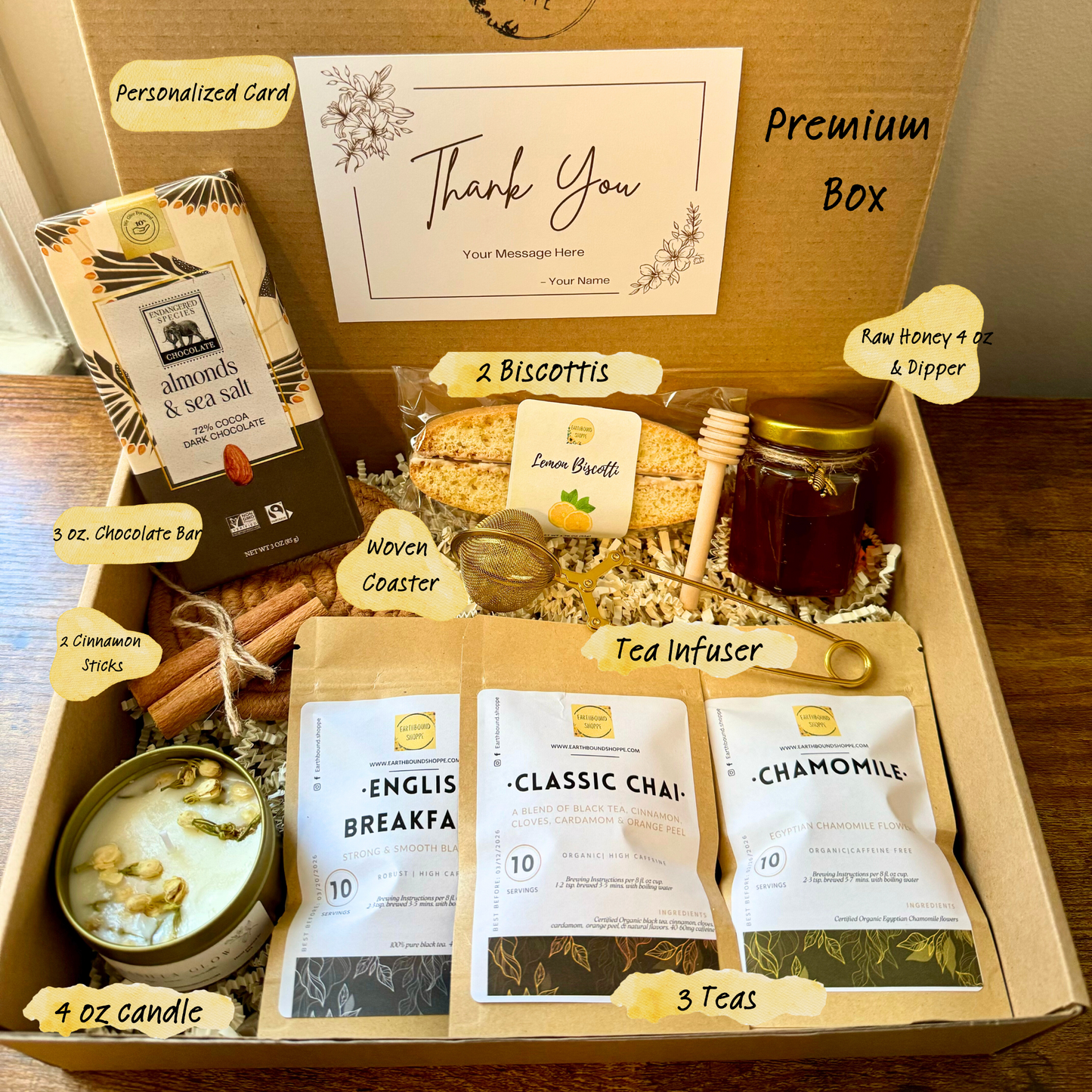 Premium Loose Leaf Tea Gift Box Set